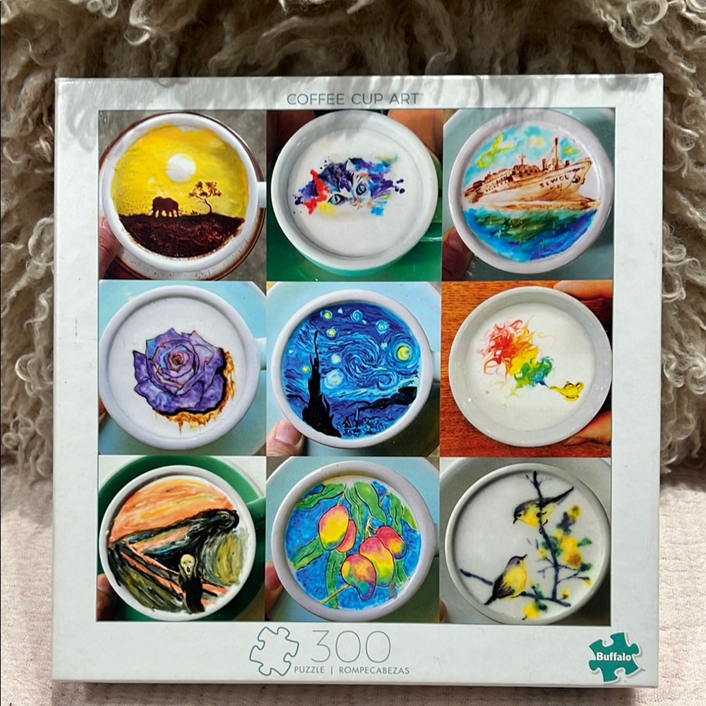 Buffalo Games - Coffee Cup Art - 300 Large Piece Jigsaw Puzzle